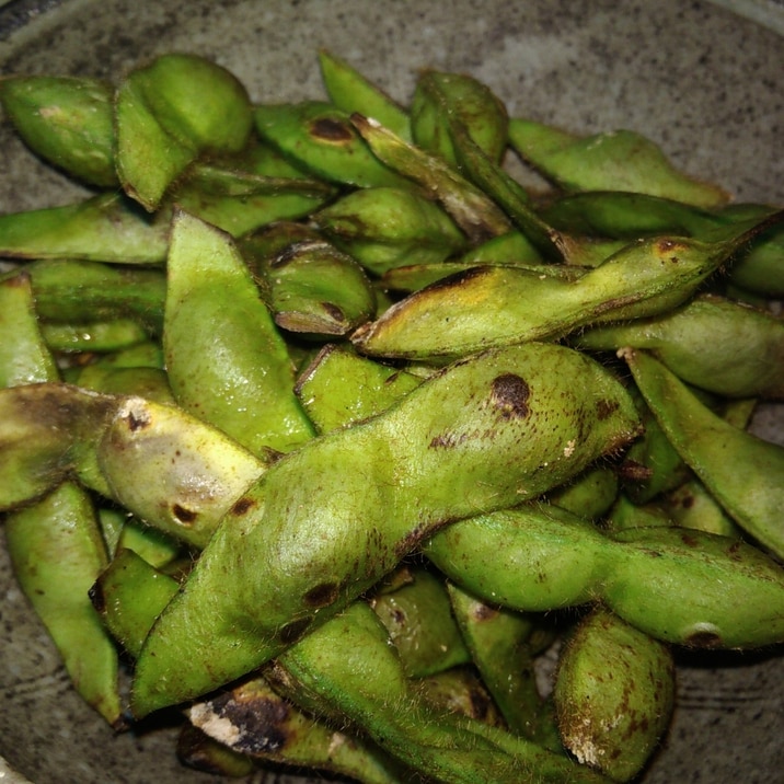 濃い味 丹波の黒豆で焼き枝豆 レシピ 作り方 By ねあっっ 楽天レシピ